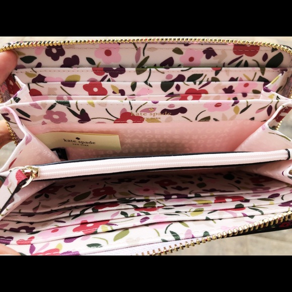 Gaby’sBags👜💕-Kate spade floral Mesa zip wallet - Picture 4 of 6